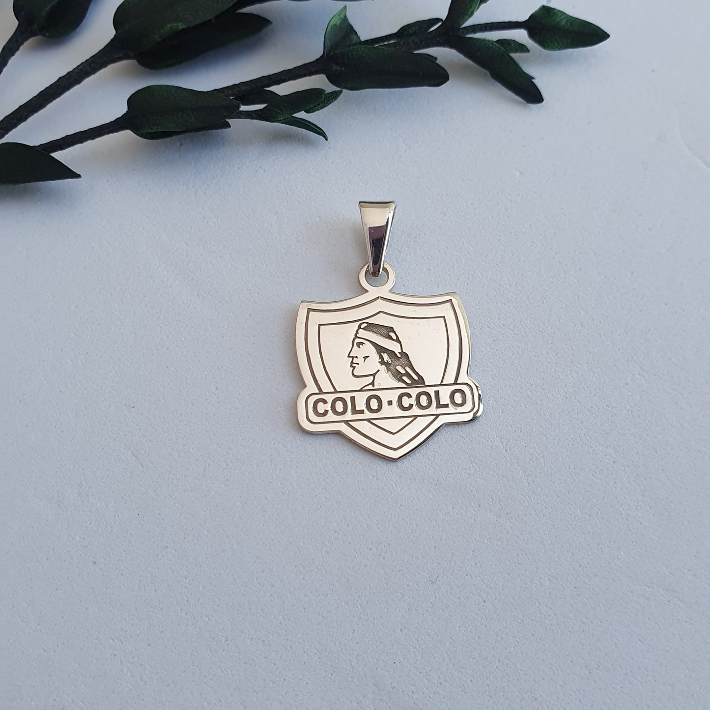 Medalla Plata Colo-Colo 20mm.
