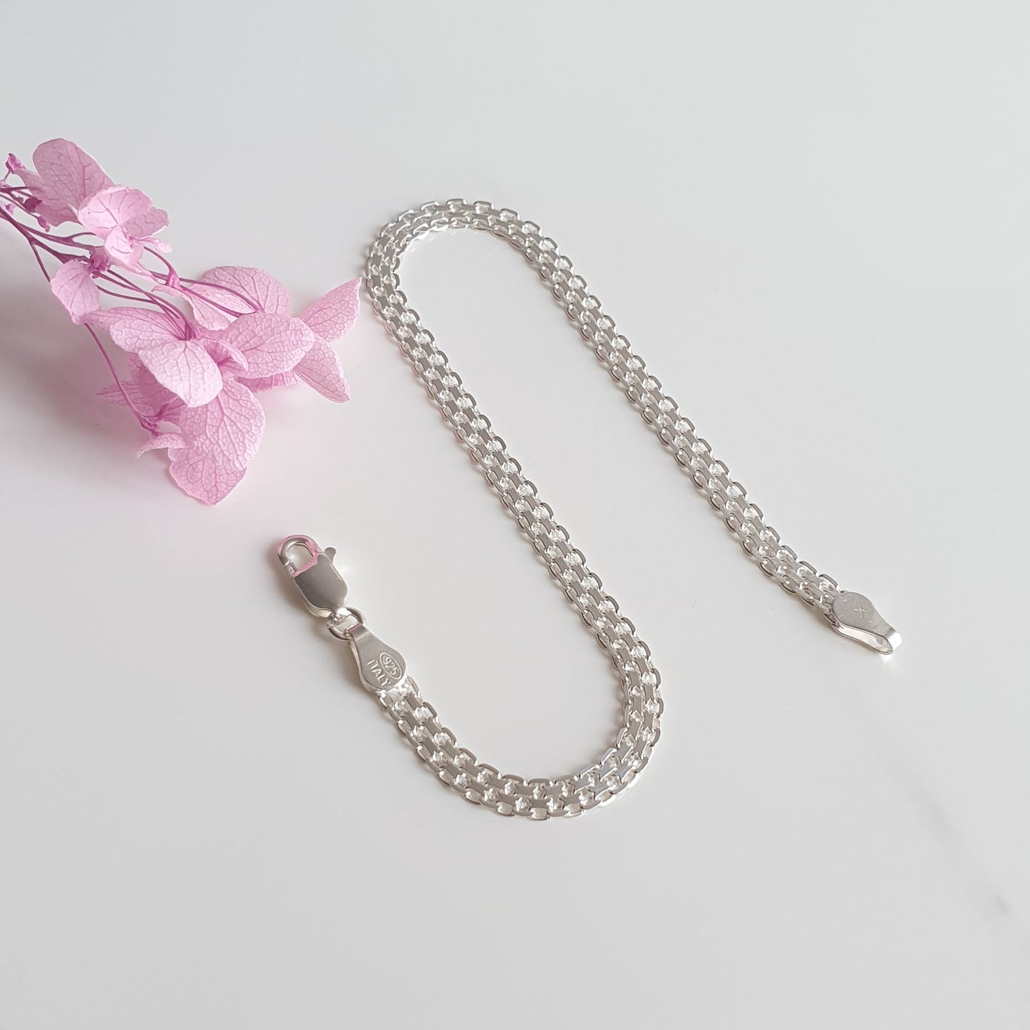 Pulsera Plata 19cm.