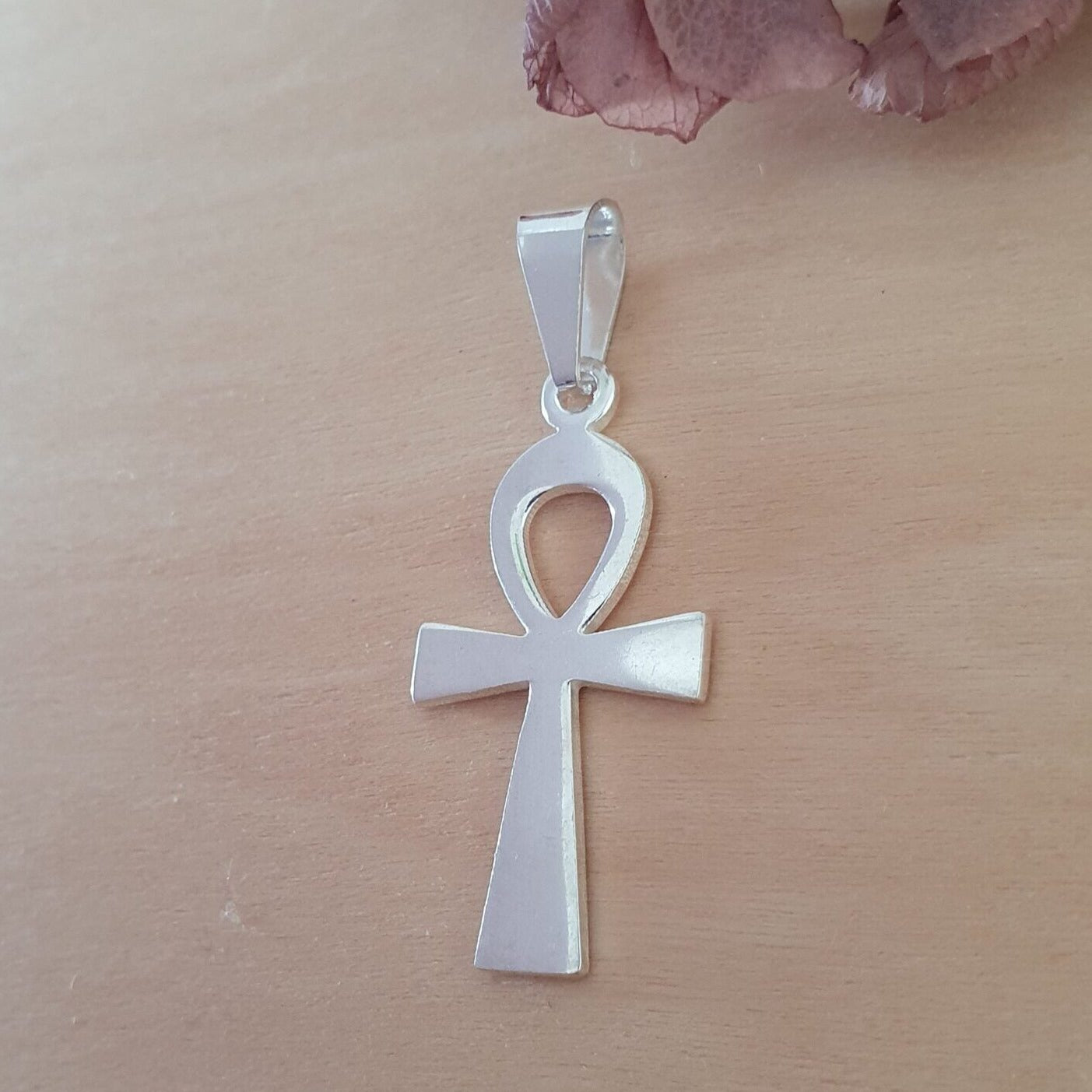Cruz Egipcia de Plata 30mm