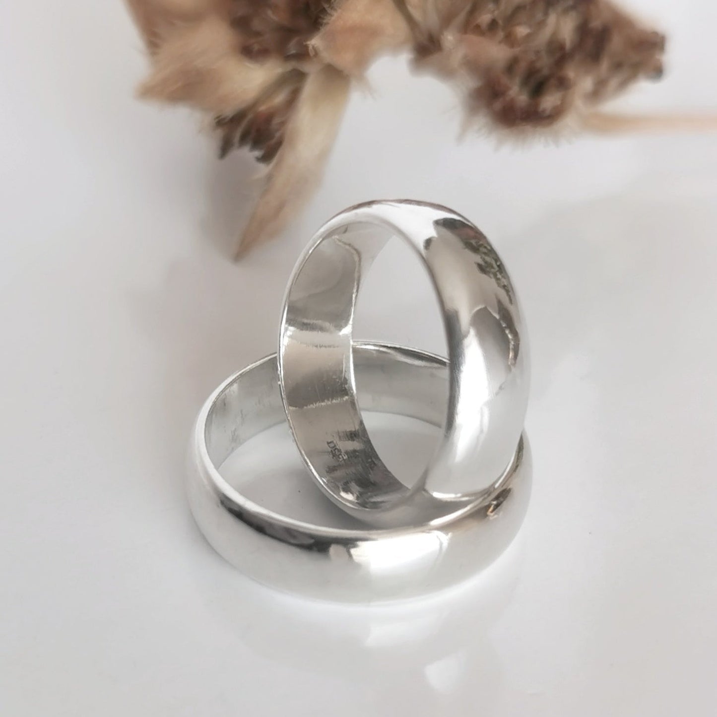 Anillo Plata Argolla Española