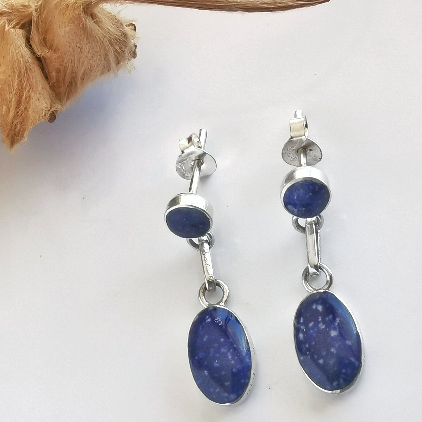 Aro Plata con Piedra Natural - Joyas Alicanto