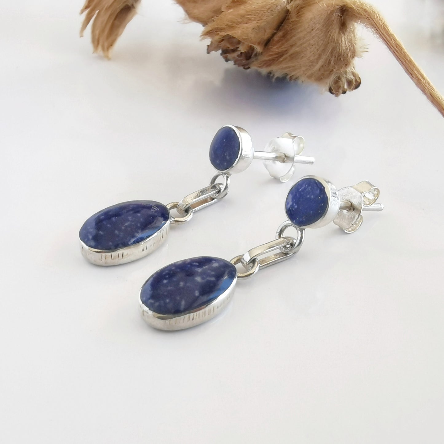 Aro Plata con Piedra Natural - Joyas Alicanto