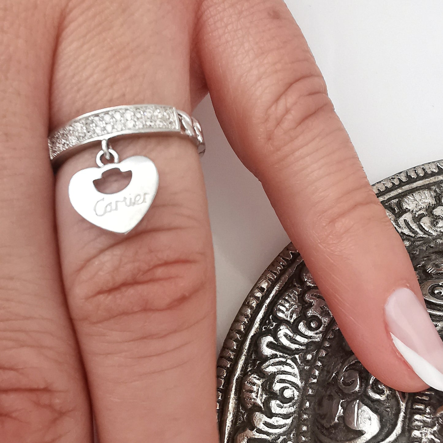 Anillo Plata Cartier II