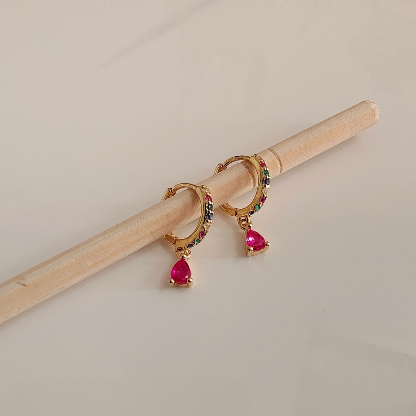 Conjunto Gota Plata Dorada
