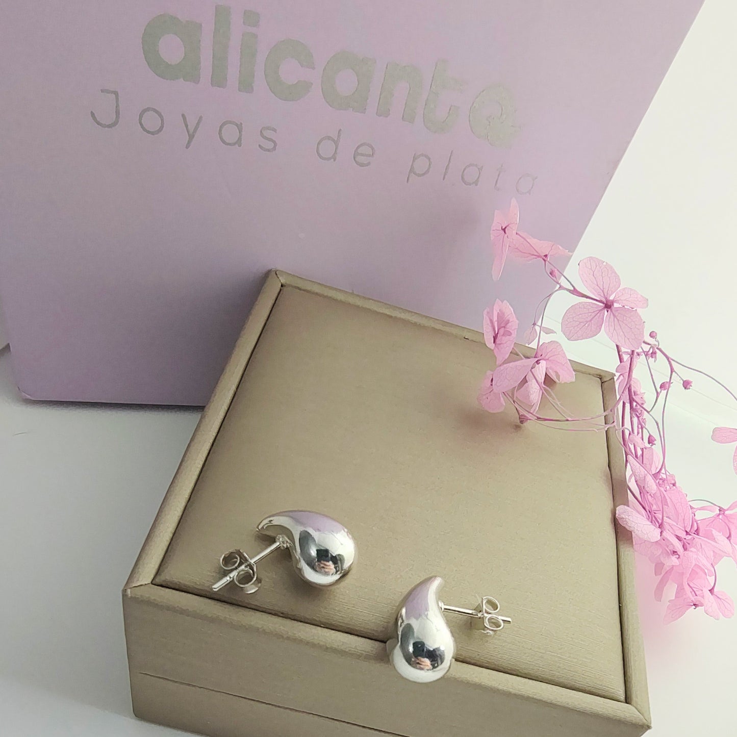 Aro Plata Gota