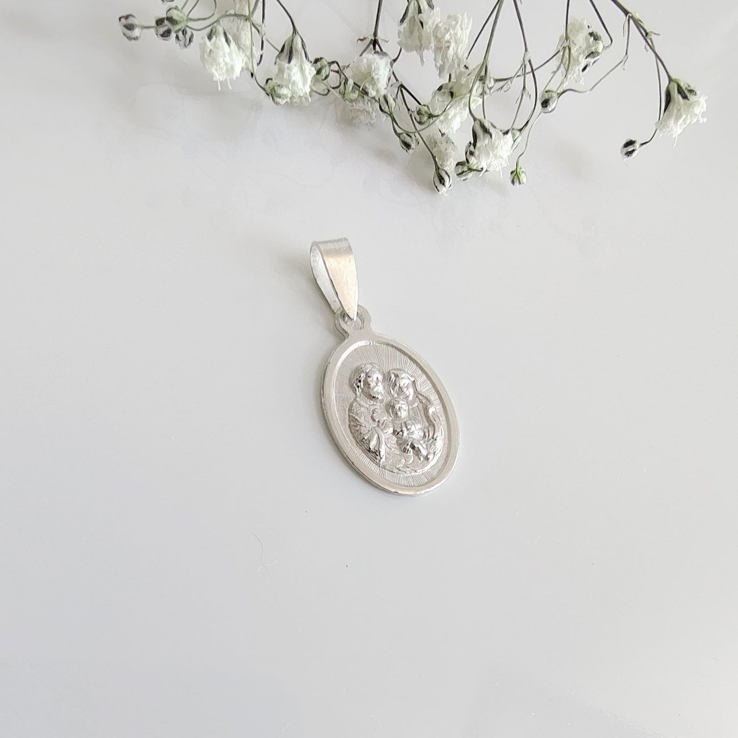 Medalla Plata Sagrada Familia