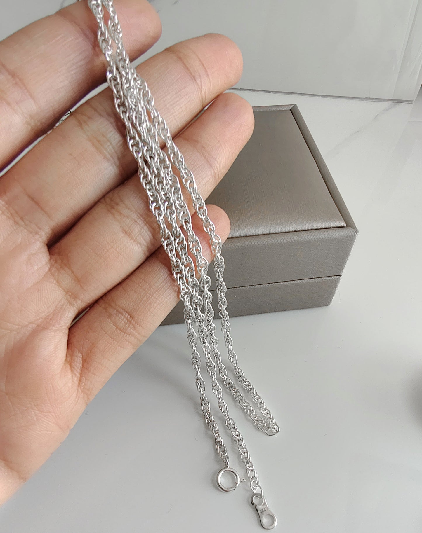 Cadena de Plata Tourbillon 950 Nacional