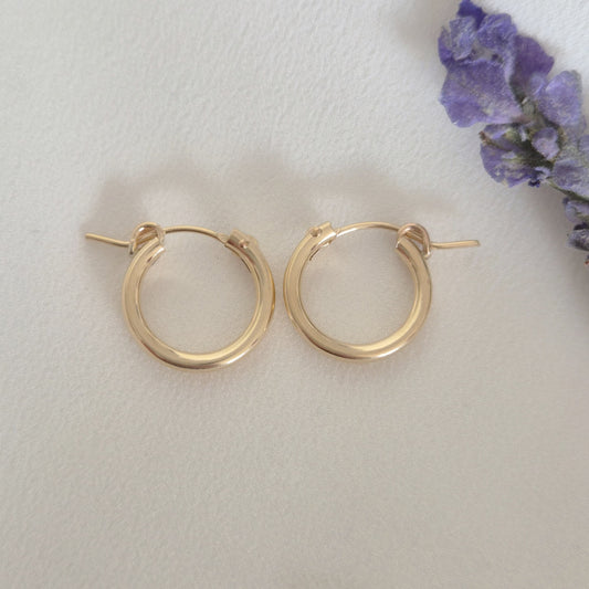 Aros Oro 14kl G.F 15 mm
