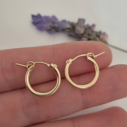 Aros Oro 14kl G.F 15 mm