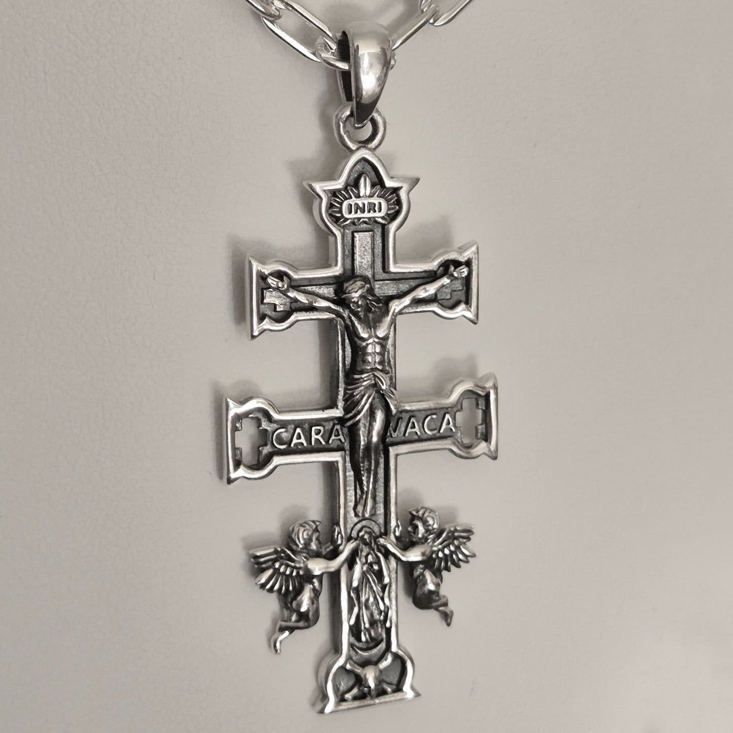Colgante Cruz de Caravaca plata