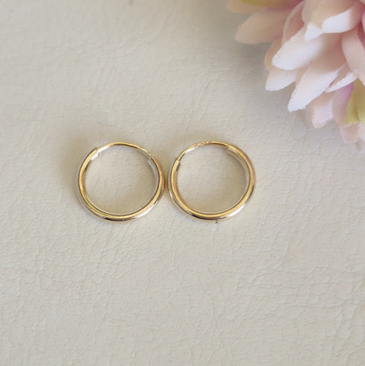 Aro Argolla Oro 14K G.F Pequeña