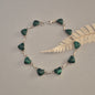 Pulsera de Plata y Malaquita natural
