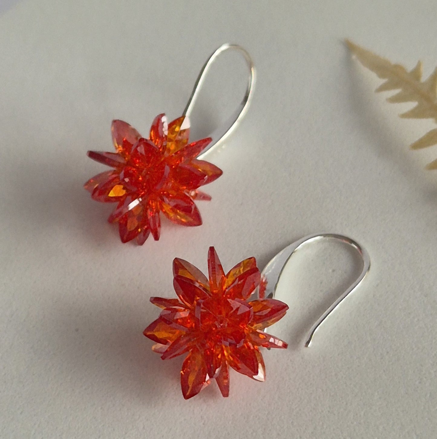 Aro Cristal Copo Nieve rojo