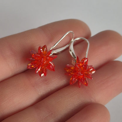 Aro Cristal Copo Nieve rojo
