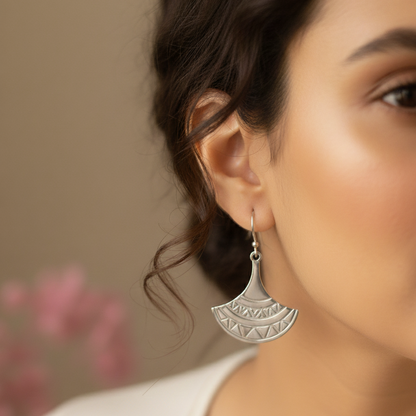 Aro Plata Estilo Mapuche