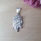 Medalla de Plata Rostro de Cristo 27mm - Joyas Alicanto
