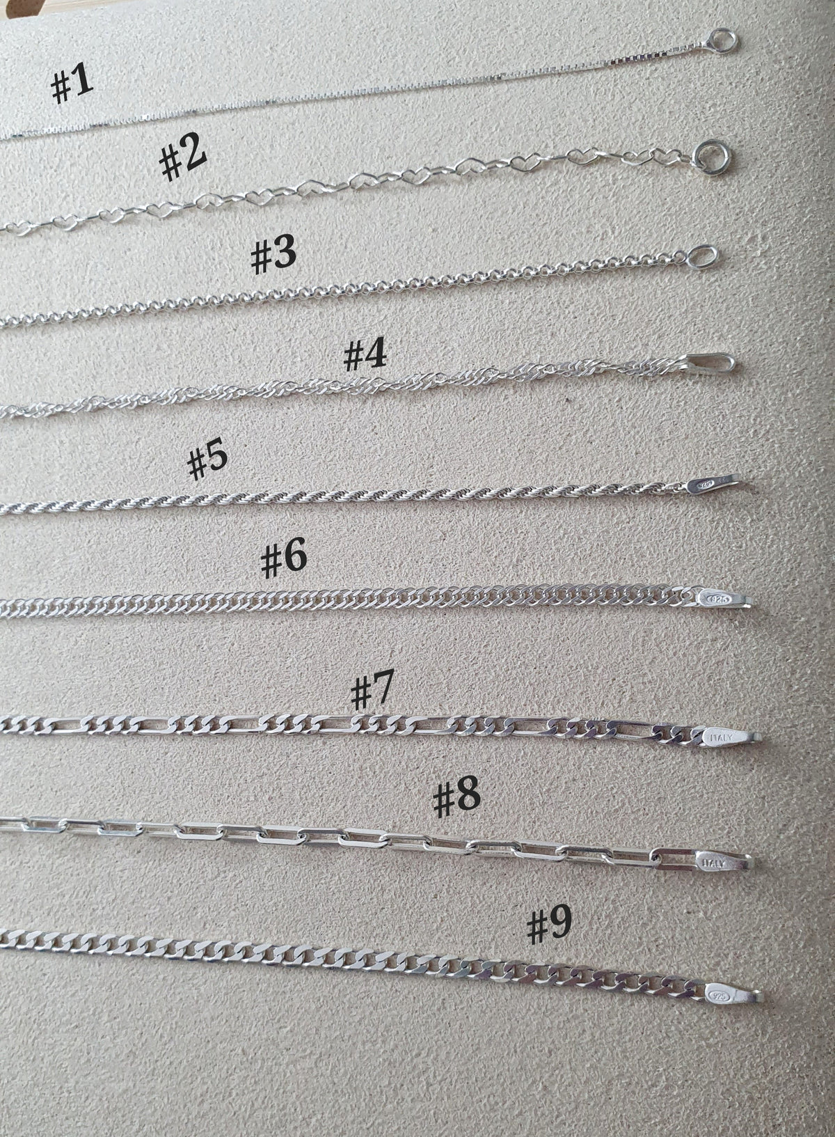 Cadenas Plata