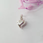 Colgante Plata Mini Corazón Inflado II - Joyas Alicanto
