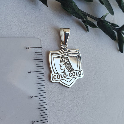 Medalla Plata Colo-Colo 20mm. - Joyas Alicanto
