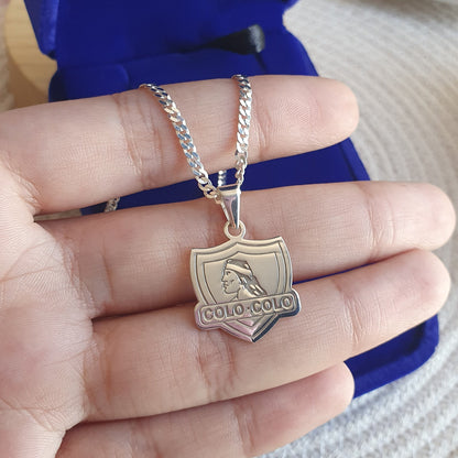 Medalla Plata Colo-Colo 20mm. - Joyas Alicanto
