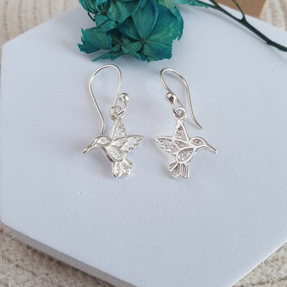 Aro Plata Colibrí - Joyas Alicanto