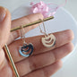 Aro Plata Mapuche Chaway 2 Lunas - Joyas Alicanto