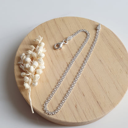 Pulsera Plata 19,5cm - Joyas Alicanto