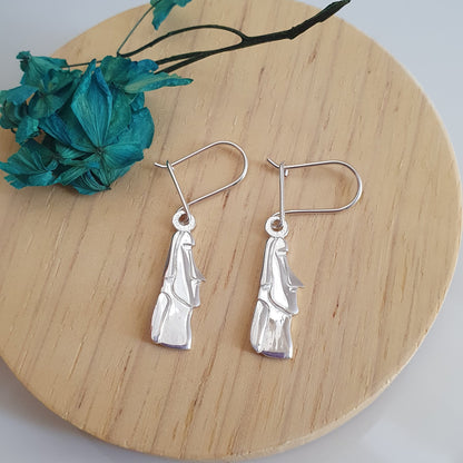 Aro Plata Moáis - Joyas Alicanto