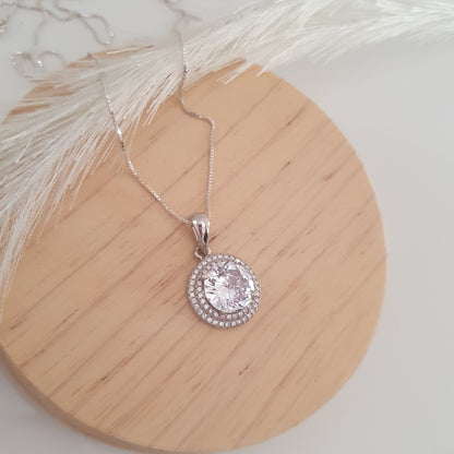 Conjunto Plata Punto de Luz - Joyas Alicanto