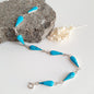 Pulsera Plata Gota Turquesa - Joyas Alicanto