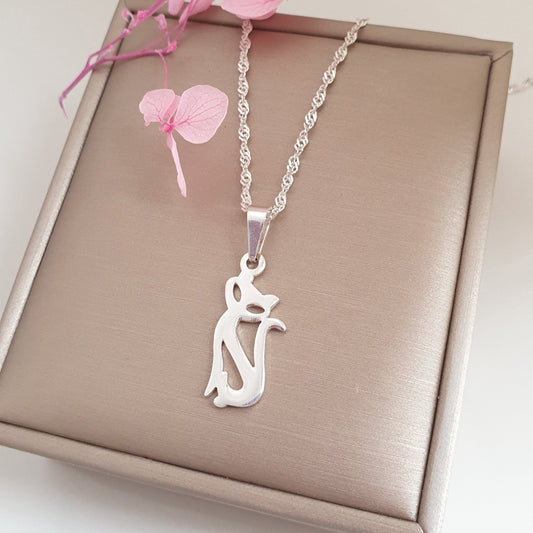 Colgante Plata Gatito