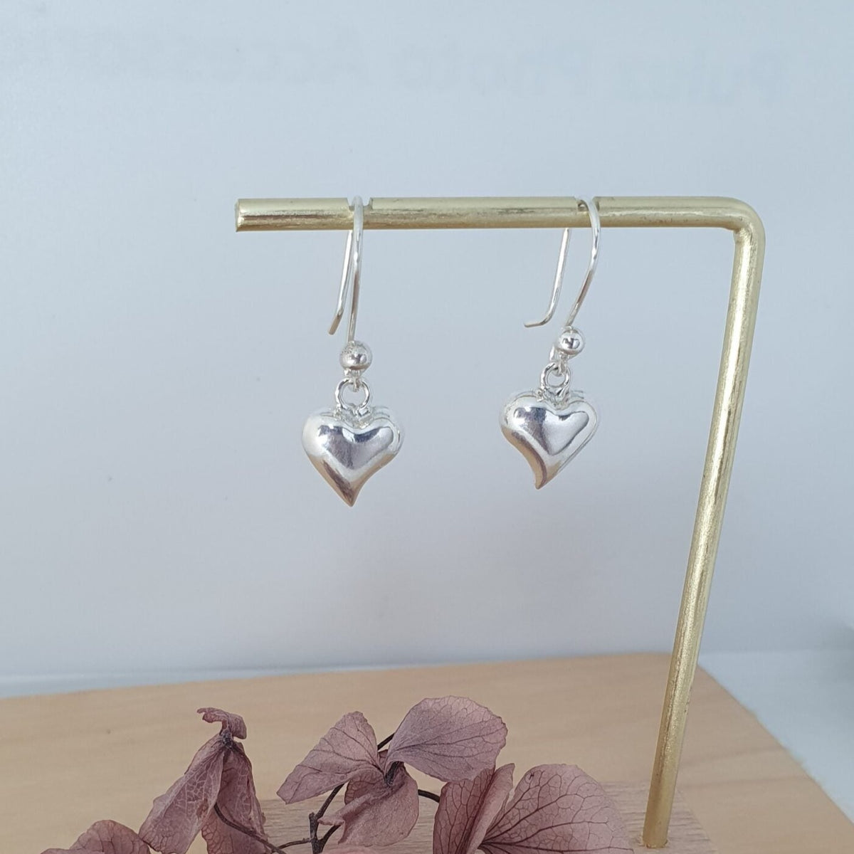 Aro Plata Corazón Inflado