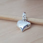 Colgante Plata Corazón Inflado - Joyas Alicanto