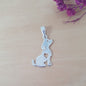 Colgante Plata Perrito con Corazón - Joyas Alicanto