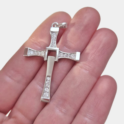 Cruz de Plata 925 estilo Toretto