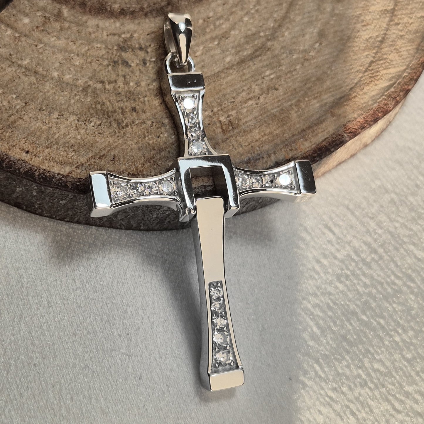 Cruz de Plata 925 estilo Toretto