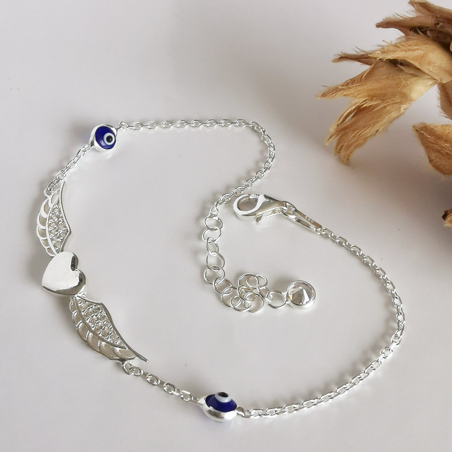 Pulsera Plata Alitas