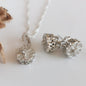 Conjunto Plata Flor con Circón - Joyas Alicanto