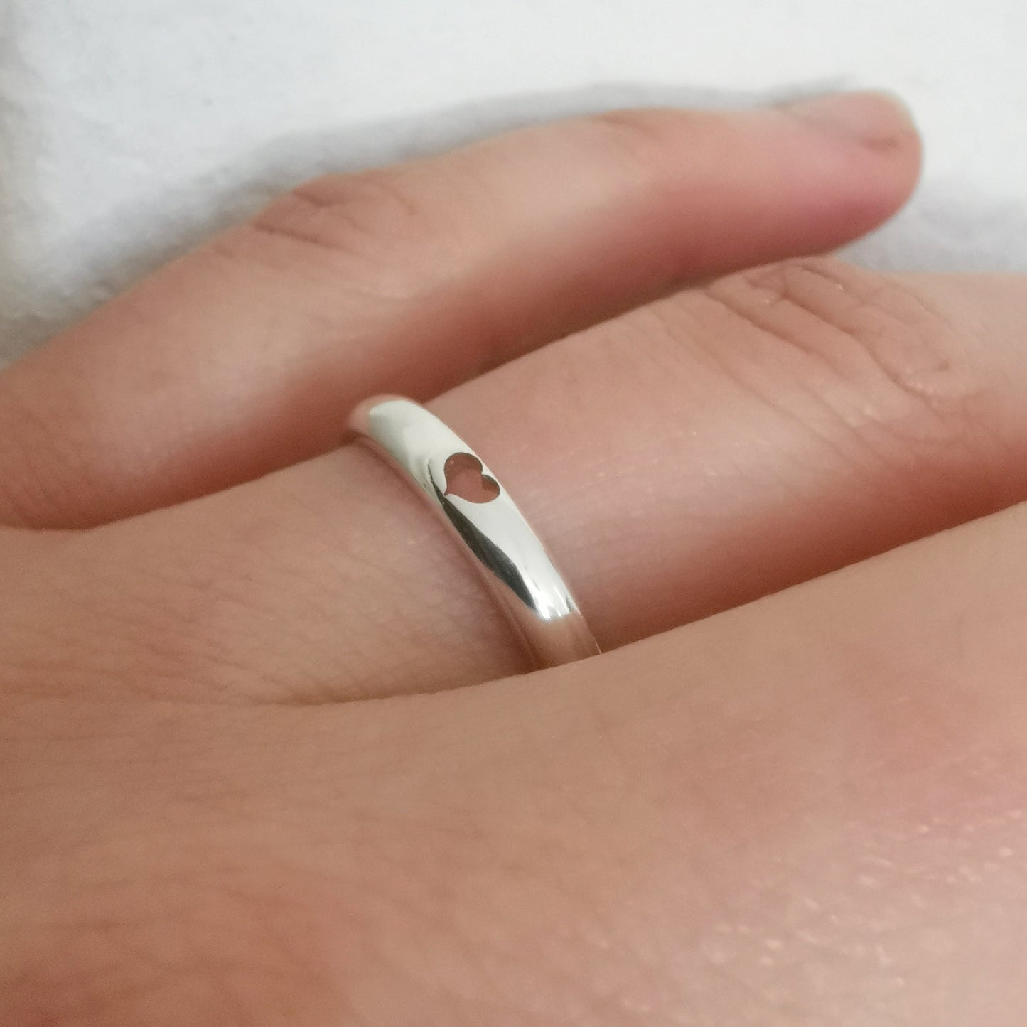 Anillo Plata Ilusión o Promesa con Corazón