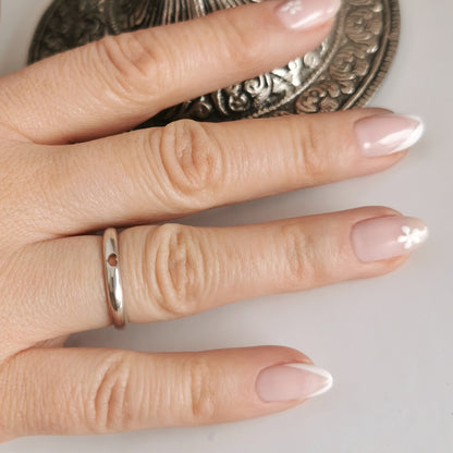 Anillo Plata Ilusión o Promesa con Corazón - Joyas Alicanto