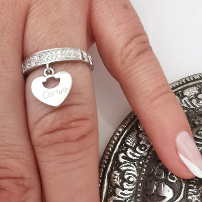 Anillo Plata Cartier II - Joyas Alicanto