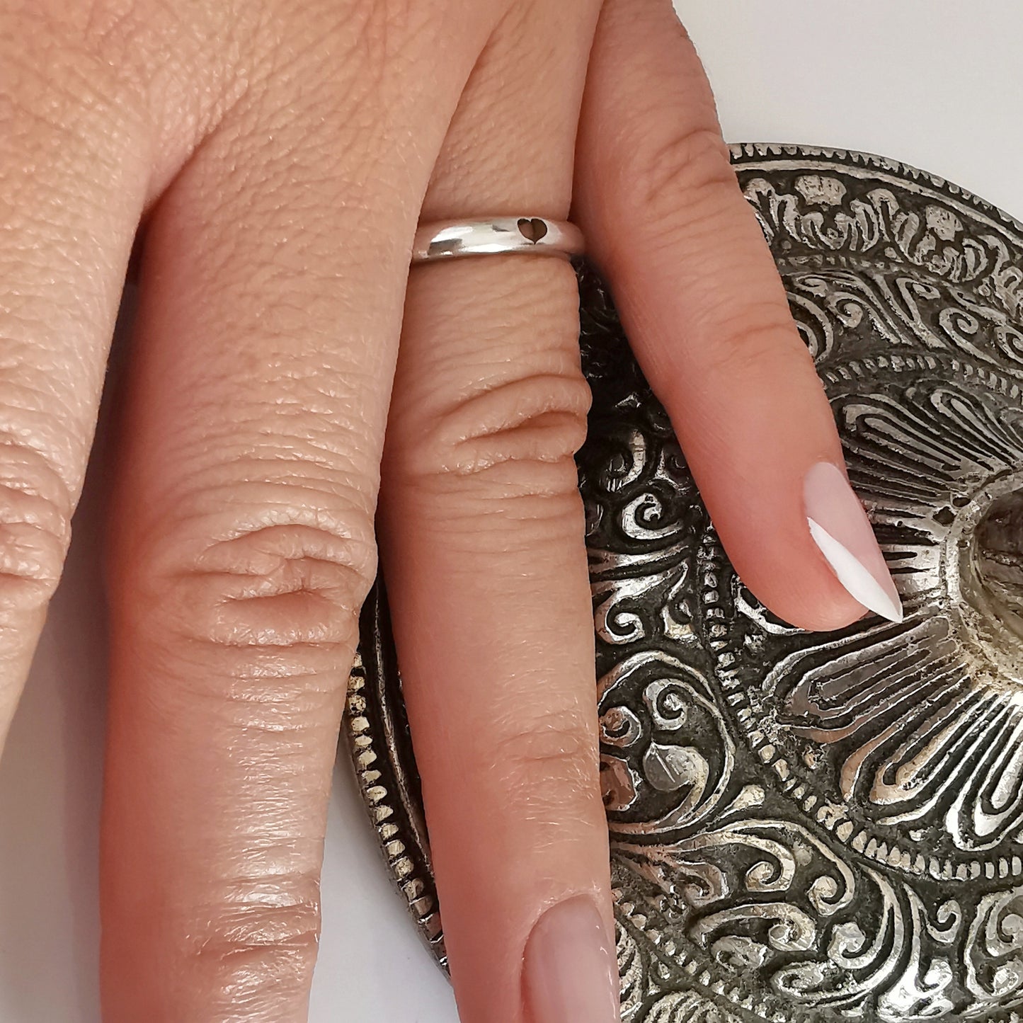 Anillo Plata Ilusión o Promesa con Corazón