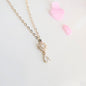 Collar Oro 14kl Punto Luz