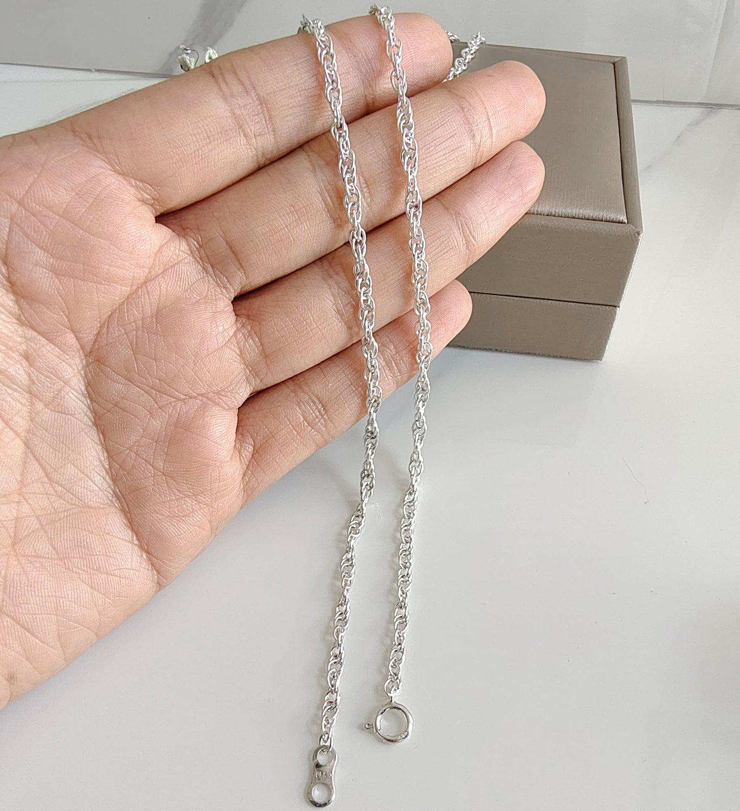 Cadena de Plata Tourbillon 950 Nacional