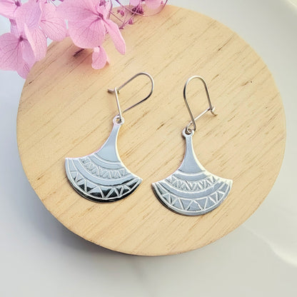 Aro Plata Estilo Mapuche