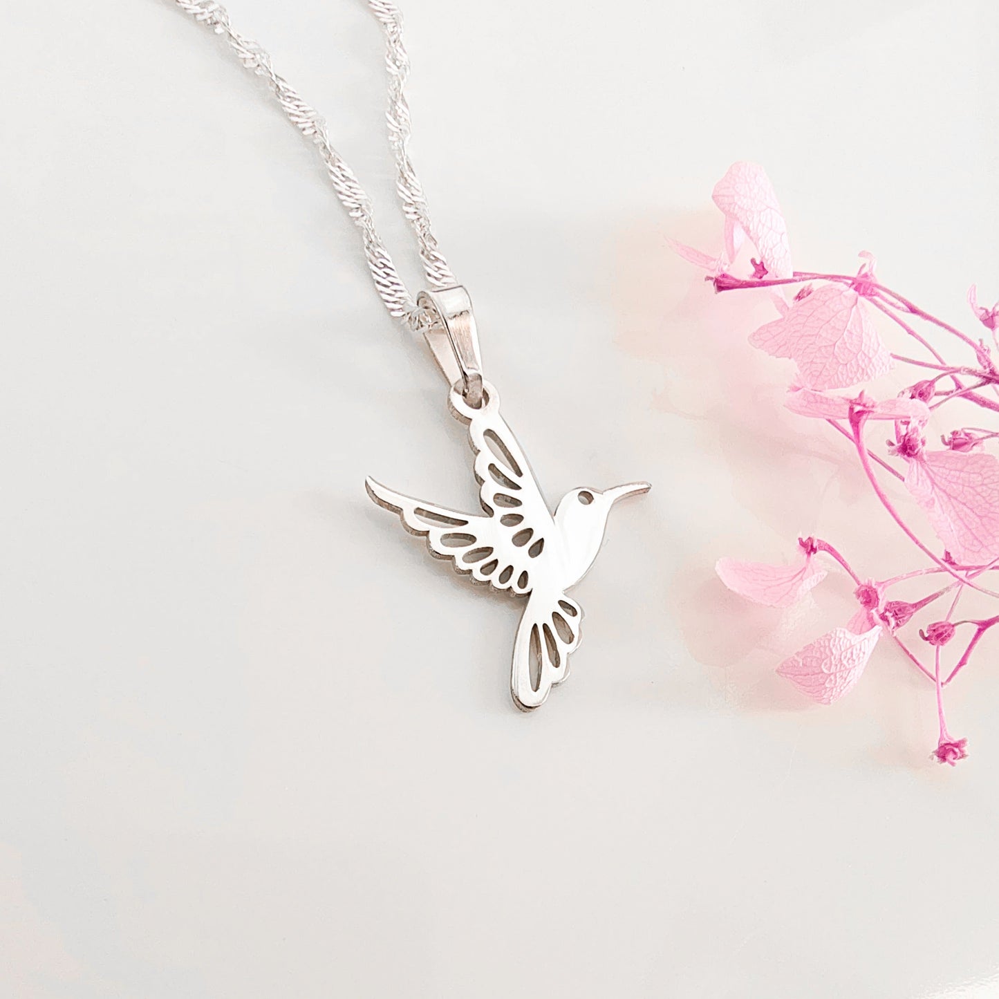 Colgante Plata Colibrí