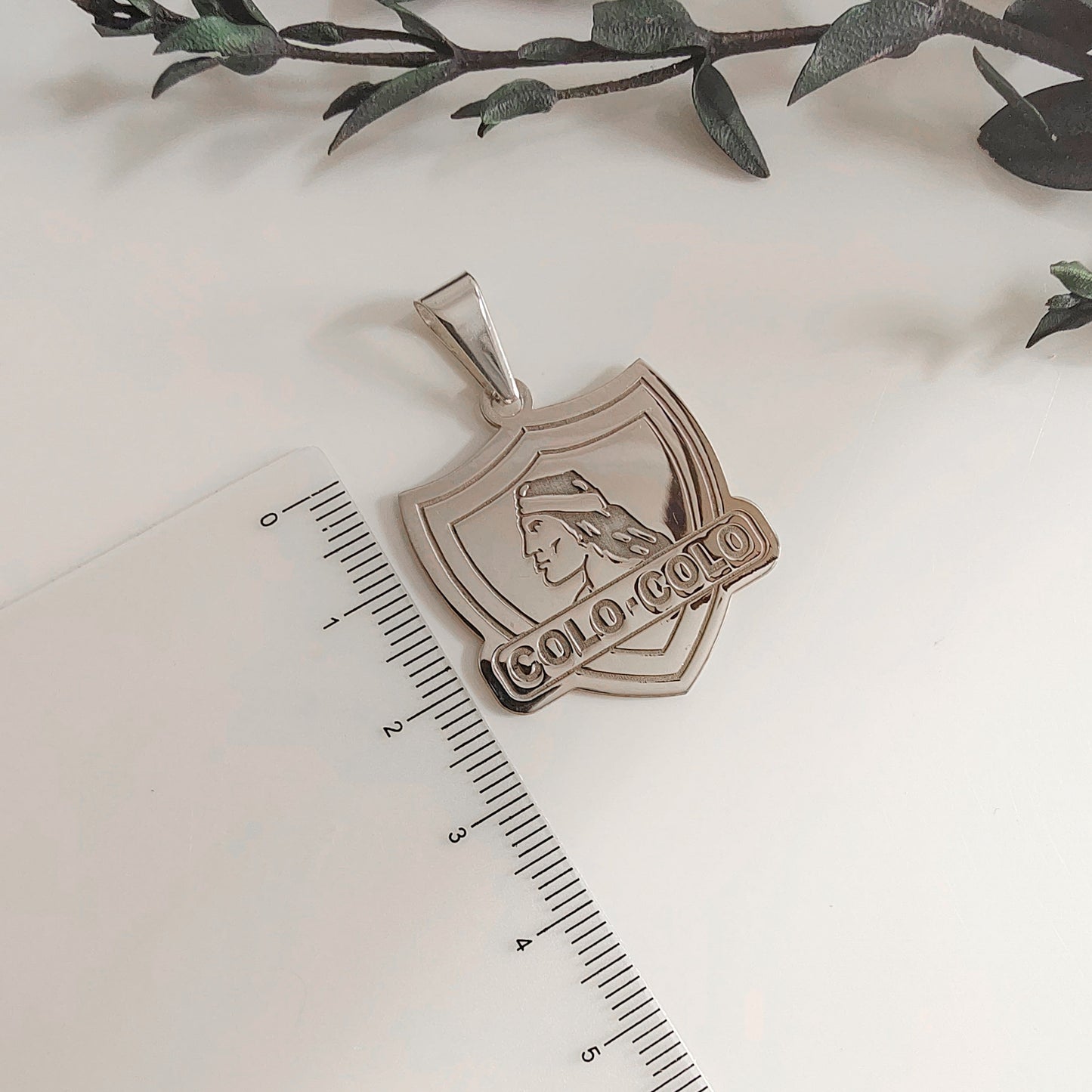 Medalla Plata Colo-Colo 30mm.