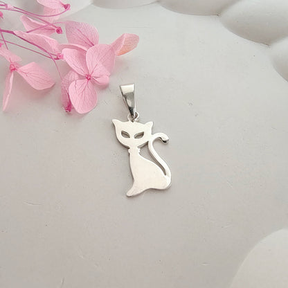 Colgante Plata Gatito