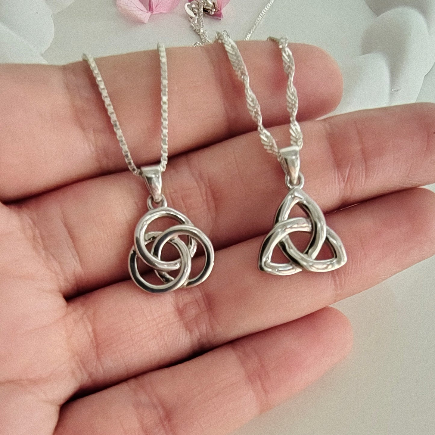 Colgante Plata Triqueta