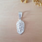 Medalla de Plata Rostro de Cristo 16 mm - Joyas Alicanto